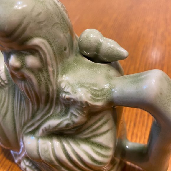 Chinese Celadon Trick Teapot - Picture 7 of 8